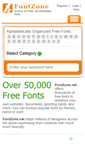 Mobile Screenshot of fontzone.net